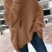 K Fashion Women's Casual Knitted Sweater Loose Solid Color Turtleneck Sweater Women's Clothing_ecoleips.com