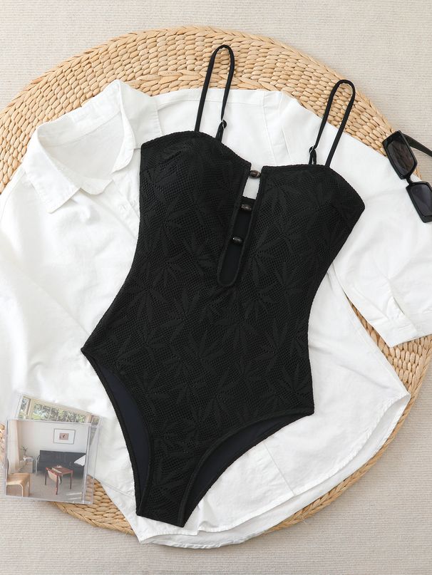 2026 Summer Boho One Piece Swimsuit Women Strappy Backless Monokini Vacation Swimsuit Special Fabric_ecoleips.com