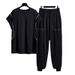 Women's Clothing Loose Fashion Leisure Sports Two Piece Suit_ecoleips.com