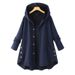 Women's Clothing Cotton Padded Jacket Hooded Mid Length Coat Women's Clothing Autumn And Winter Casual Warm Cotton Padded Jacket_ecoleips.com