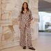 Women's Clothing Women's Fashion Casual Polo Collar Plaid Color Short Sleeved Suit_ecoleips.com