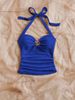 American Style Women's Halter Neck Camisole Slim Fit Backless Top Metal Embellishments Casual Versatile_ecoleips.com