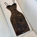 Women's Leopard Print Dress Slimming Bodycon Midi with Lace Trim Sexy Elegant Style Perfect for Dates And Commuting_ecoleips.com