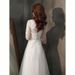 Women's Clothing Women's Elegant Long Evening Dress White High Quality Autumn Spring Style Annual Meeting Dress_ecoleips.com