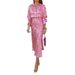 2026 New Spring Women's Clothing, Cross-Border European And American Fashion Outfit, Commuting V-Neck Long-Sleeve_ecoleips.com