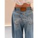 Y2K High-Waisted Loose Fit Denim Jeans – Vintage Blue Wide-Leg Floor-Length Pants (S-XXXL)_ecoleips.com