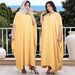 Luxury Embellished Abaya Dress For Women – Muslim Party Kaftan With Batwing Sleeves & Crystal Rhinestones – Plus Size Maxi Dress For Eid, Wedding_ecoleips.com