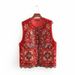 Women's new autumn and winter embroidered velvet vest unlimited vest _ecoleips.com