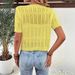 Foreign Trade Cross-border Clothing, European And American Hollow-out Knitwear, Women's Summer Lightweight Jacket_ecoleips.com
