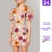 Women's V Neck Dress With 3D Flower Embroidery Hip Wrapped Lantern Sleeve Style Sexy INS New_ecoleips.com