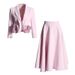 Women's Clothing French elegant style two piece suit summer new style skirt suit exquisite versatile fashion high end women's clothing_ecoleips.com