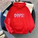 petite Hoodie 2025 New Model For Women, Spring, Autumn, Winter, Loose-fitting, Stylish Hooded Letter-print_ecoleips.com