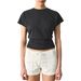 Cross-border European American Women's Clothing 2026 Spring-summer Collection: Round-neck, Solid Color, Regular_ecoleips.com