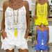 Women's Clothing Jacquard Tank Top 5 Point Shorts Loose Suit_ecoleips.com