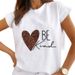 Wholesale Cross-border Clothing: Women's Tops With Letter, Butterfly, Floral, And Plant Designs, Short Tops, T-shirts_ecoleips.com