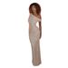 Women Sexy Trendy Hot Girl Asymmetrical Shoulder Rhinestone Decorated Casual Party Dress New Arrival_ecoleips.com
