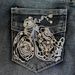 Heavy Duty Motorcycle Style Rhinestone Embellished Denim Shorts Black Grey Washed Sexy Women's Wholesale Bottoms_ecoleips.com