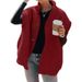 Aria Basics 2025 Autumn/Winter Women's Casual Sleeveless Warm Loose Long Coat Lamb Wool Vest_ecoleips.com