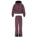 Winter Ski Suit Set – Trendy Puffer Jacket & Flared Tech Pants For Stylish Snow Adventures_ecoleips.com