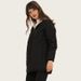 Women's Slim-Fit Mid-Length Hooded Cotton Jacket – Lightweight Winter Coat With Waist Detail & Pockets_ecoleips.com