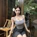 Pure Desire Lace Trim Camisole Women Summer Slim Fit Inner White Polka Dot Bow Short Top For Outer Wear_ecoleips.com