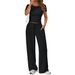2026 Summer New European American TK Women's Fashion Casual Two-Piece Y2K Set With Round Neck Short Sleeve And_ecoleips.com
