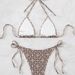 Women's Geometric Print Swimsuit Set Sexy Stylish Beachwear Matching Couple Outfit for Beach Lovers Versatile_ecoleips.com