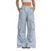 Autumn/Summer High-Waisted Slimming Striped Pants For Women Casual Loose Street Style Floor Length Fashion_ecoleips.com