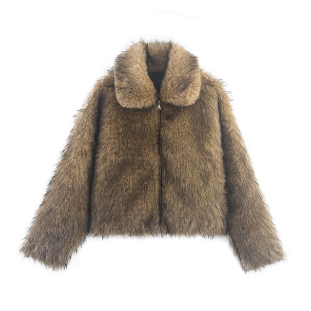 "Trendy Women's Shearling Jacket – Cozy & Stylish Faux Fur Coat, Casual Winter Outerwear For Everyday Comfort"_ecoleips.com