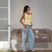 Women's Clothing Bow Embroidery Solid Color Versatile Slim Fit Inner Wear Niche Vest Summer New Tops_ecoleips.com