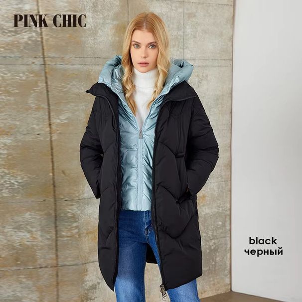 girl Girl Girl Ozon Wildberry WB Cross-Border Foreign Trade Winter Women's Coat Hooded Zipper Regular Style Cotton Jacket_ecoleips.com