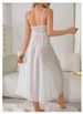 K New Sexy Lingerie Nightclub Sexy V-neck Backless Sleeveless Suspender Dress_ecoleips.com