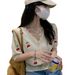 2024 Cross-Border Women's Clothing Real Shot Spring/Summer Sexy Fashion Set Knitted Cardigan_ecoleips.com