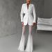 2026 European And American Spring And Summer New Elastic Slim Flared Pants INS Loose Fashion Vacation Trousers_ecoleips.com
