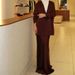 Elegant Satin Suit Set for Women Long Sleeved Shirt And Skirt Two Piece Commuting Style High-End Feel New 2025 Design_ecoleips.com