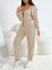 Women's Casual Drawstring Hooded Jumpsuit Autumn/Winter Fashion Romper_ecoleips.com