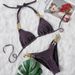Verve 2025 New Bikini Gold Chain Two-Piece Swimsuit Sexy Special Fabric Women's Swimwear_ecoleips.com