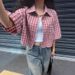 Women's Casual Short Sleeve Top – Lightweight & Breathable Summer Blouse, Red/Black/Blue/Khaki, Sizes S-XXL_ecoleips.com