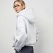Women's Clothing Oversized Letter Print Hoodie - Soft Cotton Pullover Sweatshirt With Kangaroo Pocket, Casual Loungewear For Women (Ash Grey, M-XXXL)_ecoleips.com