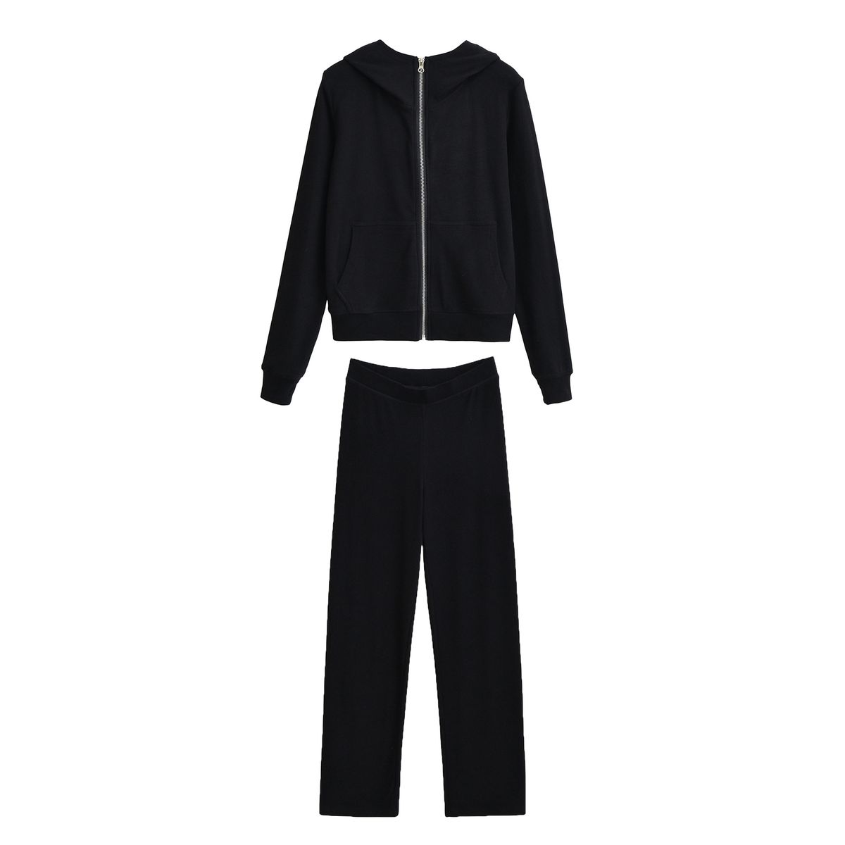 Women's Clothing Velvet Hooded Sweater Jacket/sweatpants Casual Pants Practical Lazy Two Piece Suit New Style_ecoleips.com