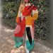Women's 3D Printed Fashion round Neck Sweatshirt And Wide Leg Pants Set European American Style Autumn Winter Casual Sports Suit_ecoleips.com