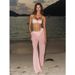 Women's Strapless Three Piece Polka Dot 3D Floral Swimsuit Bikini Set European And American Style Cross Border Swimwear_ecoleips.com