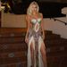 Women's Sexy Lace Dress European And American Style Halter Neck Slit Summer New Leopard Print Cross Border Wholesale_ecoleips.com