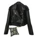 Voya Women's European American Spring And Autumn Jacket, New Short Style With A Turn-down Collar, Fashionable, Casual,_ecoleips.com