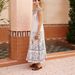 Women's Casual Elegant Linen Dress With Tie Waist American Style Printed Thin Summer Fashion_ecoleips.com