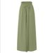 Suitable For All Seasons Summer New Women's Wide-Leg With Elastic Waistband, High-Waisted Long Skirt Pants For Women_ecoleips.com