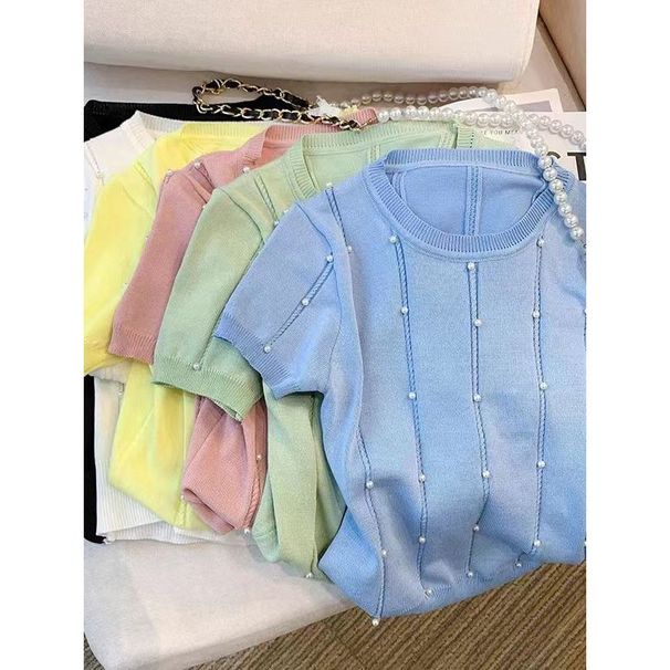 Breathable 3d Printed Ice Silk Tee – Slim Fit Short Sleeve Top In 6 Vibrant Colors (One Size Fits 70-120 Catties)_ecoleips.com