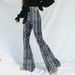 Summer Leopard Print High-Waisted Elastic Flare Pants For Women Clothing_ecoleips.com