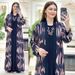 African Best-selling Women's Clothing, Digital Print Cardigan Robe, Cross-border Hot-selling European And American_ecoleips.com