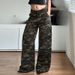 K Personalized, Fashionable, Loose Camouflage Pants With Pockets, Workwear Jeans, American Style Spicy Girl Street Casual Pants_ecoleips.com